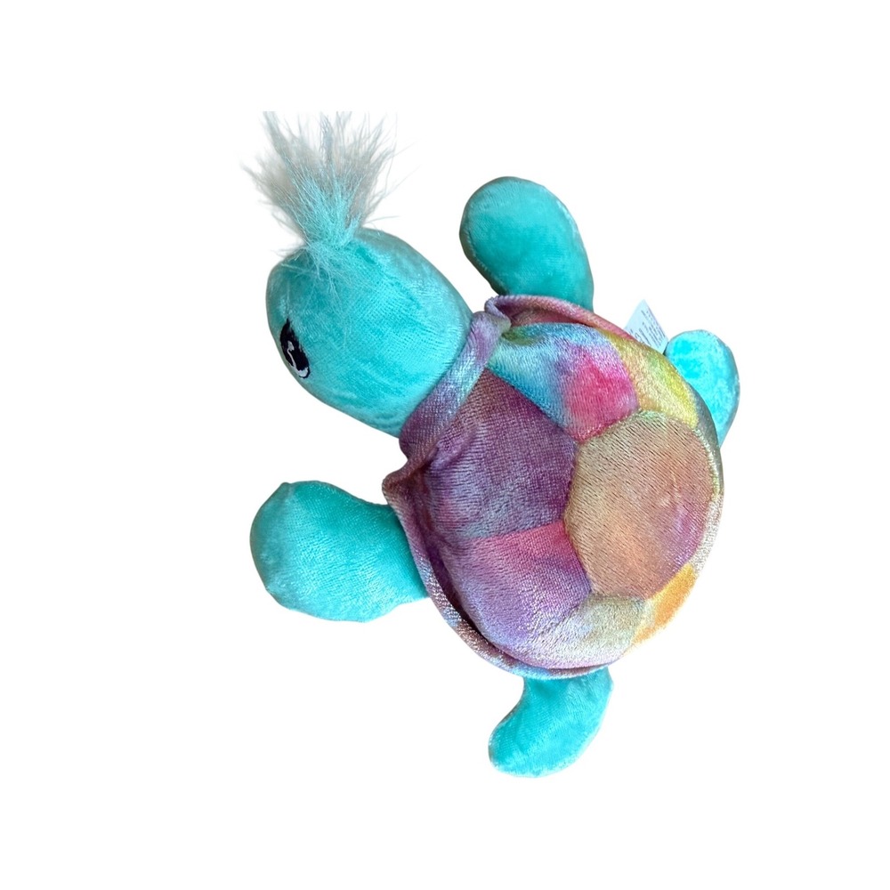 Vintage 1999 Precious Moments Tender Tails Enesco plush colorful turtle